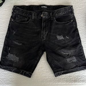 Express Slim Jean Shorts